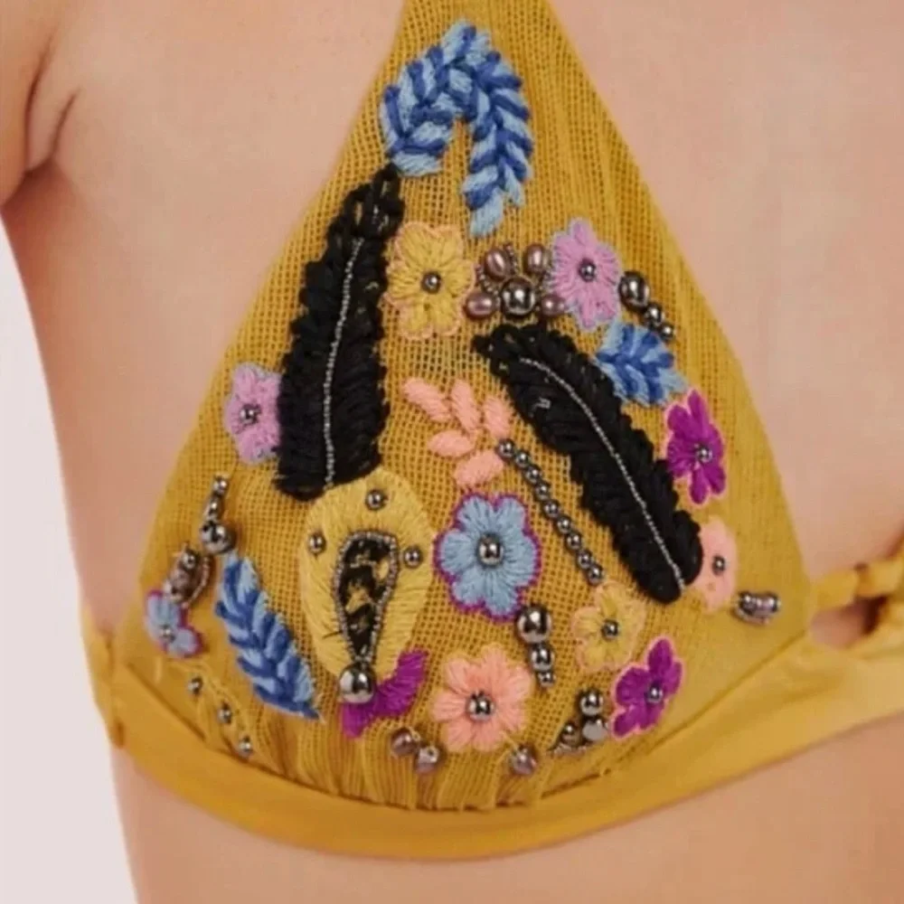 Free People Calla Floral Embroidered Bralette - Picture 2 of 5